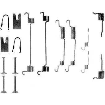 Kit d'accessoires, mâchoire de frein TEXTAR