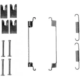 Kit d'accessoires, mâchoire de frein TEXTAR 97031500