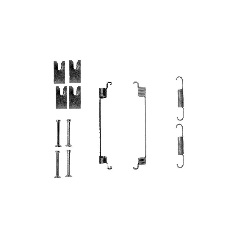 Kit d'accessoires, mâchoire de frein TEXTAR 97031500