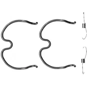 Kit d'accessoires, mâchoire de frein TEXTAR 97032300