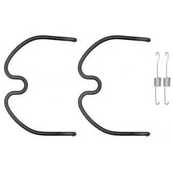Kit d'accessoires, mâchoire de frein TEXTAR 97032500