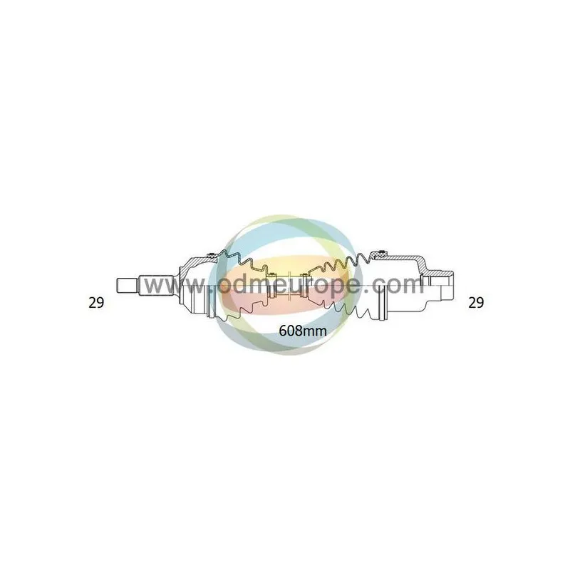 Arbre de transmission ODM-MULTIPARTS 18-222280