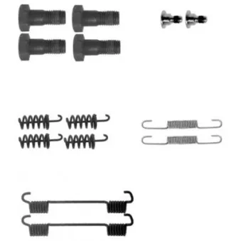 Kit d'accessoires, mâchoires de frein de stationnement TEXTAR 97035500