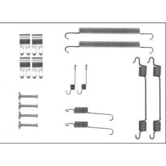 Kit d'accessoires, mâchoire de frein TEXTAR