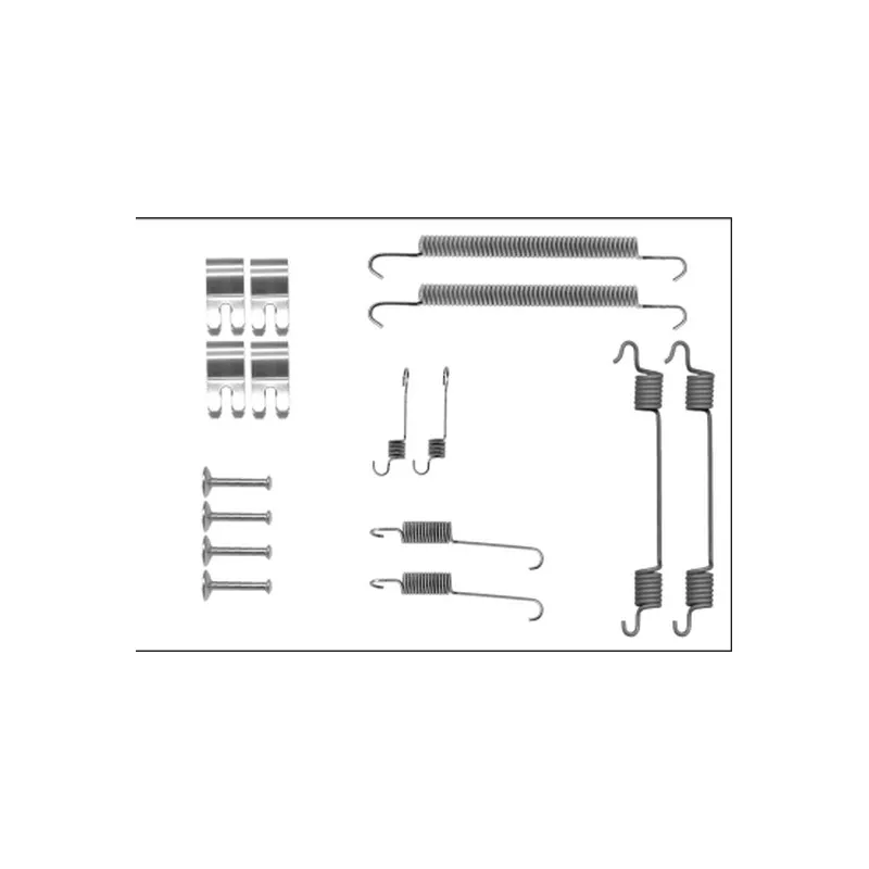 Kit d'accessoires, mâchoire de frein TEXTAR 97039800