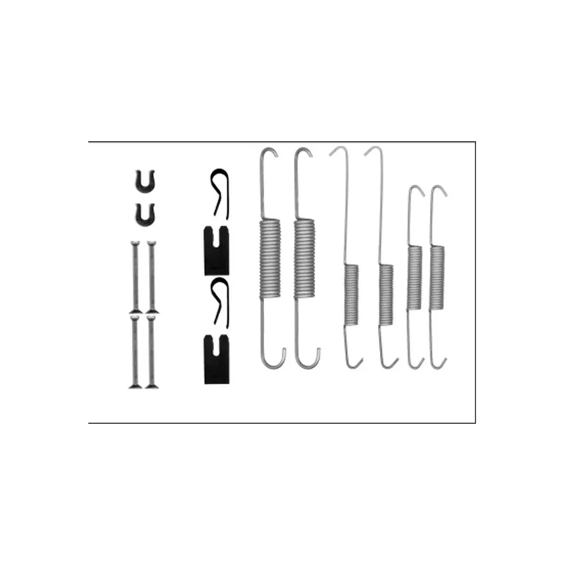 Kit d'accessoires, mâchoire de frein TEXTAR 97040000