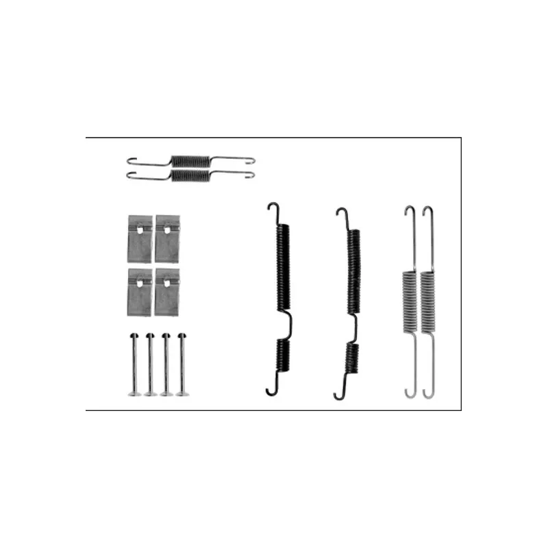 Kit d'accessoires, mâchoire de frein TEXTAR 97040100