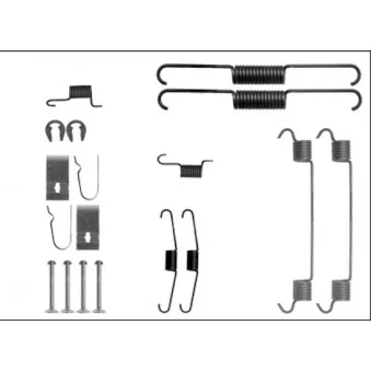 Kit d'accessoires, mâchoire de frein TEXTAR