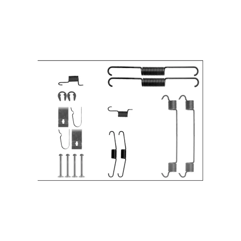 Kit d'accessoires, mâchoire de frein TEXTAR 97040400