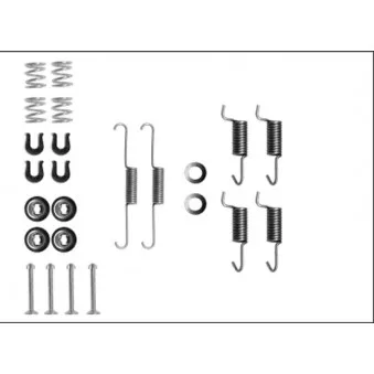Kit d'accessoires, mâchoires de frein de stationnement TEXTAR 97040500