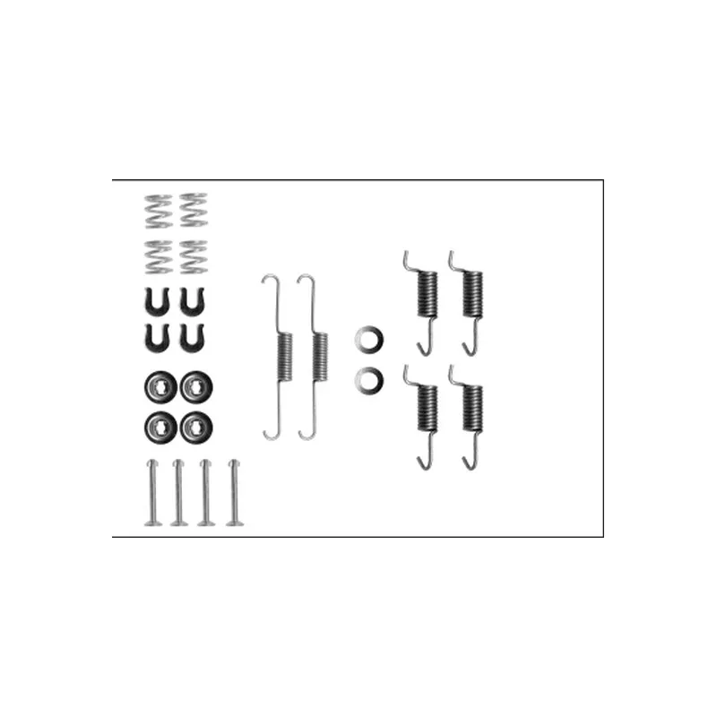 Kit d'accessoires, mâchoires de frein de stationnement TEXTAR 97040500