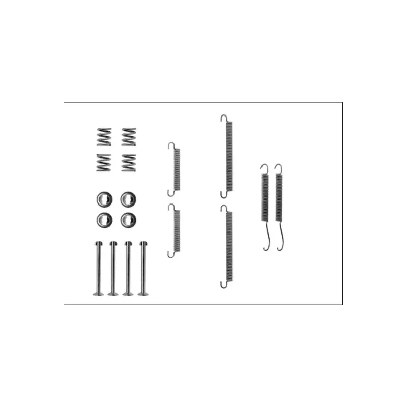 Kit d'accessoires, mâchoire de frein TEXTAR 97040600