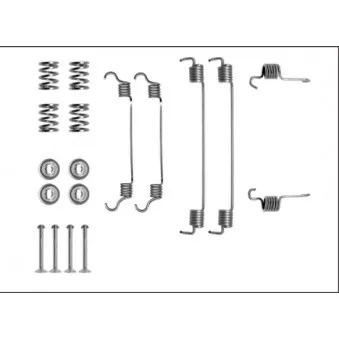 Kit d'accessoires, mâchoire de frein TEXTAR 97040800