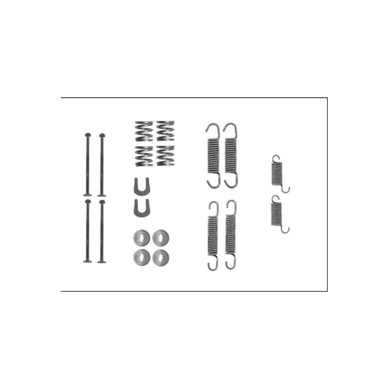 Kit d'accessoires, mâchoire de frein TEXTAR 97041000