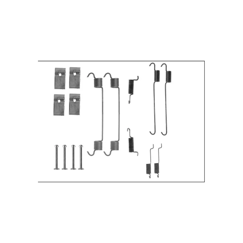 Kit d'accessoires, mâchoire de frein TEXTAR 97041100