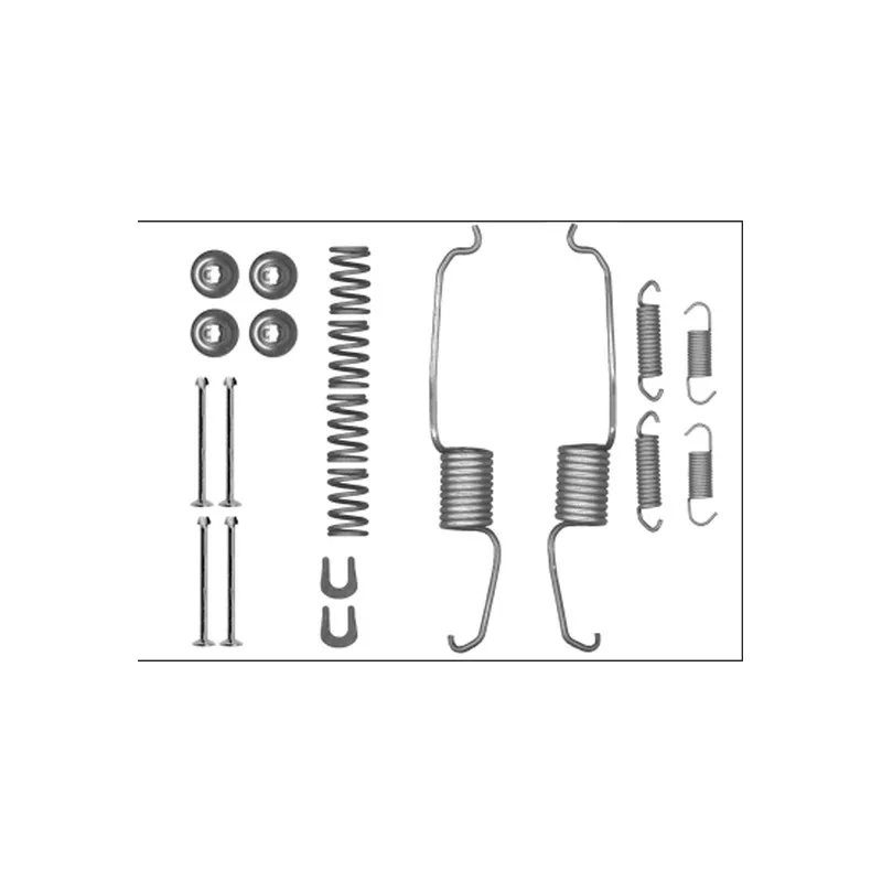 Kit d'accessoires, mâchoire de frein TEXTAR 97041900