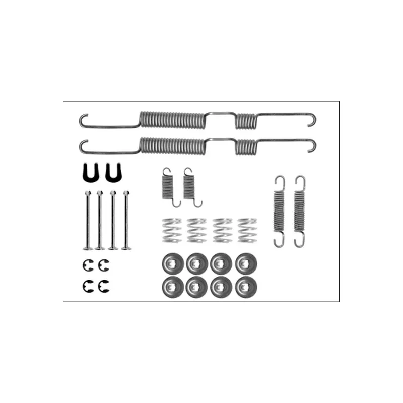 Kit d'accessoires, mâchoire de frein TEXTAR 97042000
