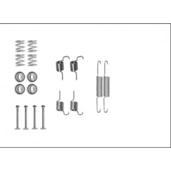 Kit d'accessoires, mâchoires de frein de stationnement TEXTAR 97042600