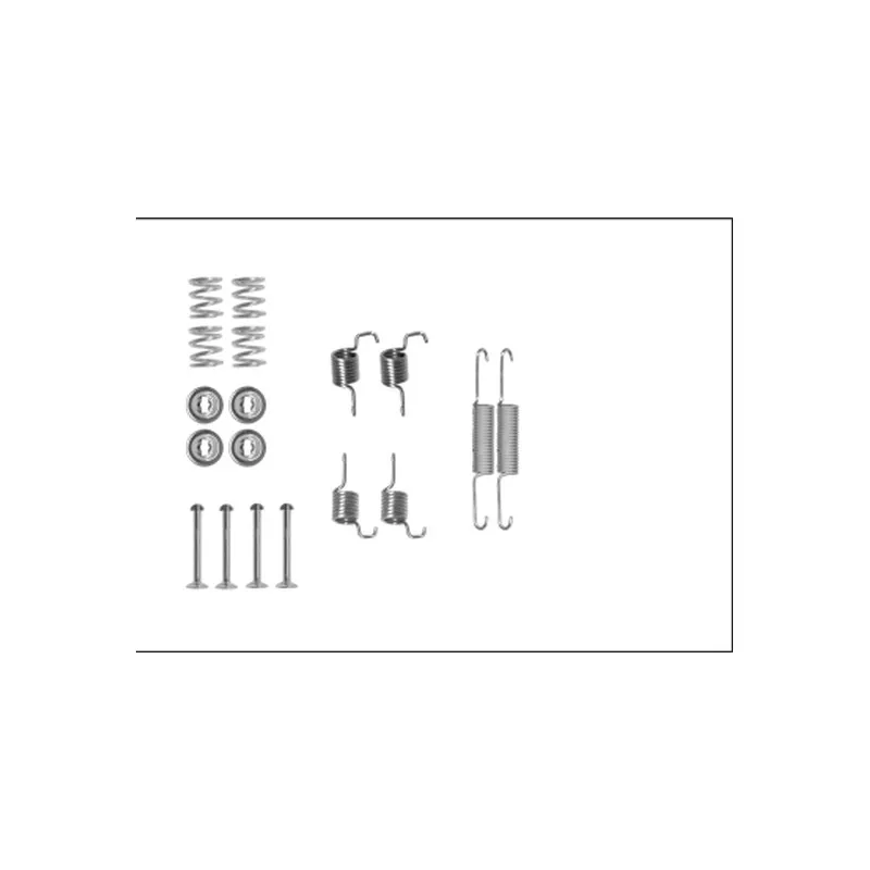 Kit d'accessoires, mâchoires de frein de stationnement TEXTAR 97042600