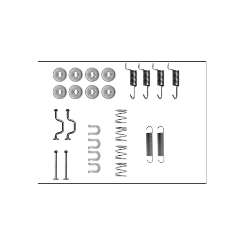 Kit d'accessoires, mâchoires de frein de stationnement TEXTAR 97043500