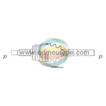 Arbre de transmission ODM-MULTIPARTS 18-226040
