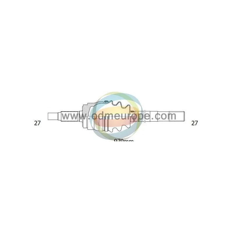 Arbre de transmission ODM-MULTIPARTS 18-226040