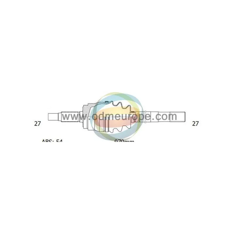 Arbre de transmission ODM-MULTIPARTS 18-226041