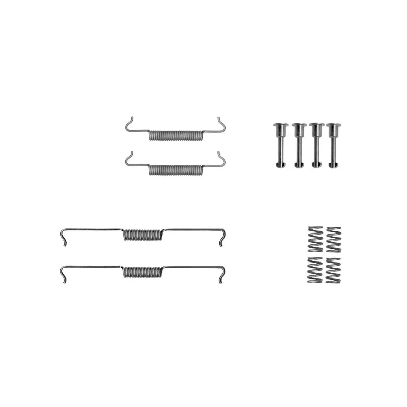 Kit d'accessoires, mâchoires de frein de stationnement TEXTAR 97047400