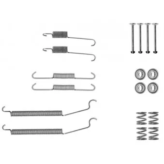 Kit d'accessoires, mâchoire de frein TEXTAR 97047500