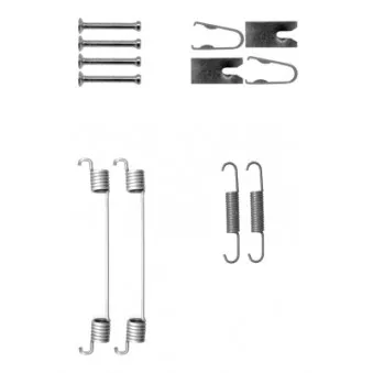 Kit d'accessoires, mâchoire de frein TEXTAR 97048500