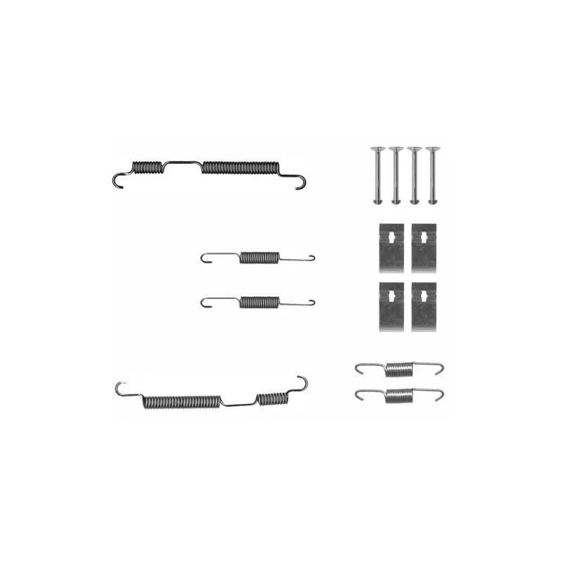 Kit d'accessoires, mâchoire de frein TEXTAR 97048700