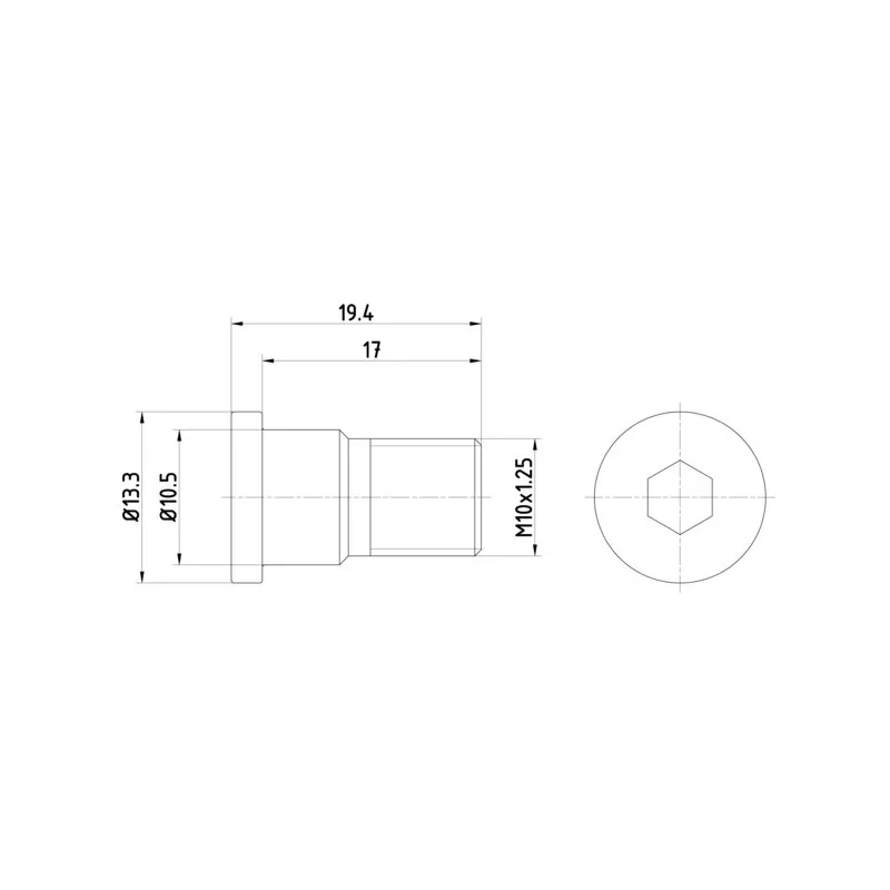 Vis, disque de frein TEXTAR TPM0007
