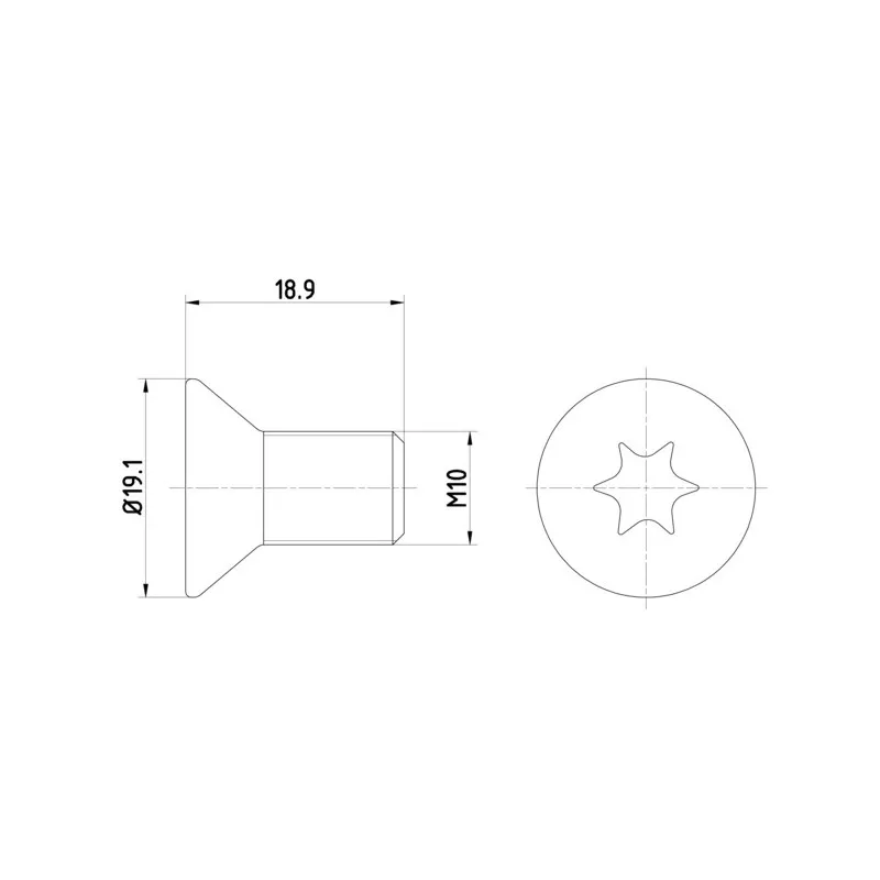 Vis, disque de frein TEXTAR TPM0010