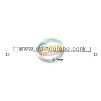 Arbre de transmission ODM-MULTIPARTS 18-263010