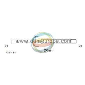 Arbre de transmission ODM-MULTIPARTS 18-271471