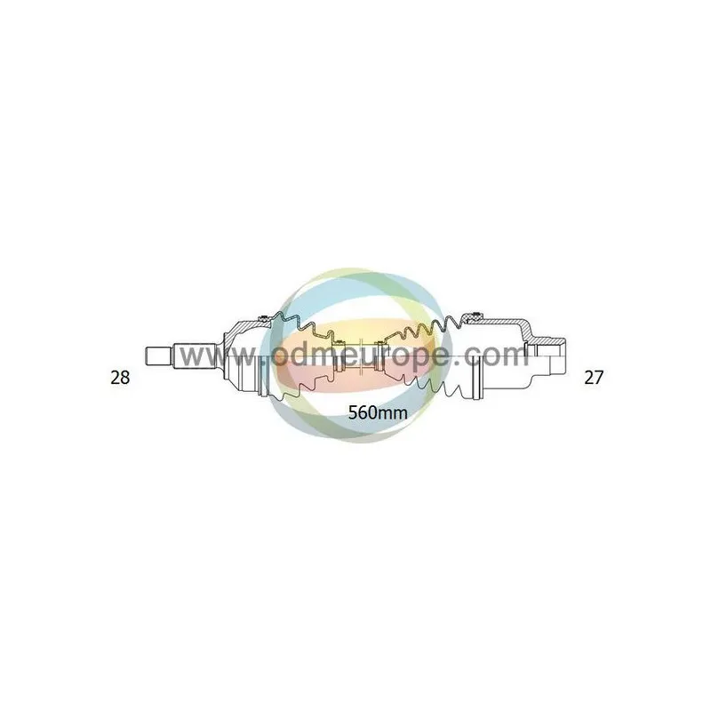 Arbre de transmission ODM-MULTIPARTS 18-272020