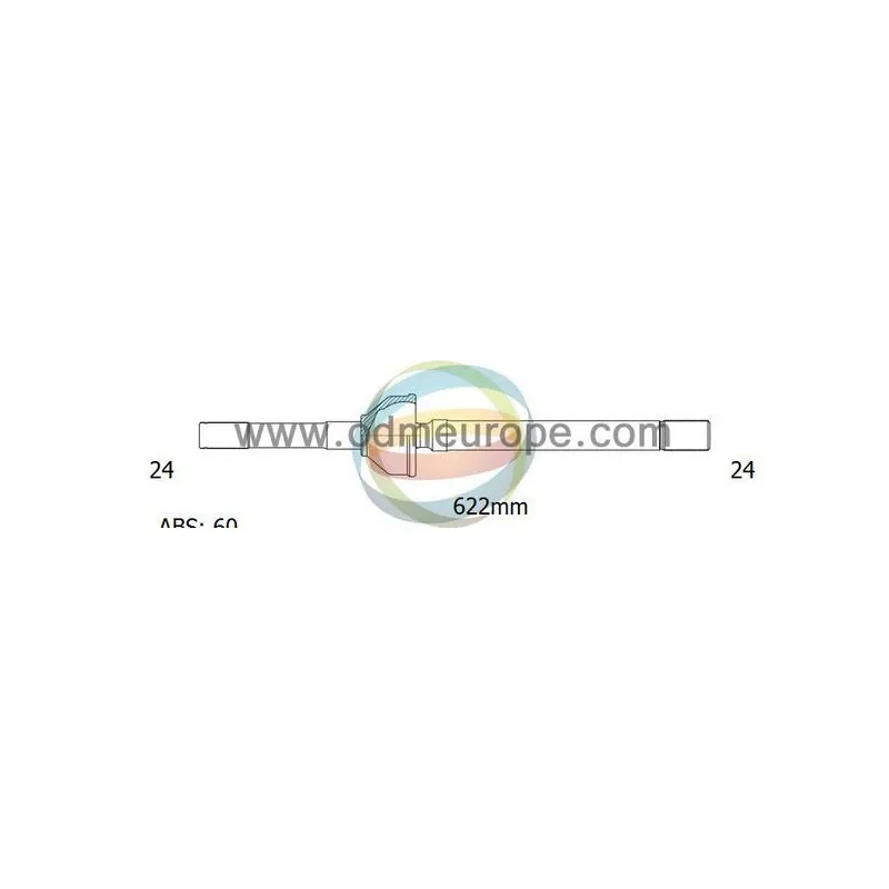 Arbre de transmission ODM-MULTIPARTS 18-272371