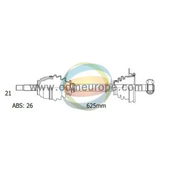 Arbre de transmission ODM-MULTIPARTS 18-291041
