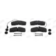 Jeu de 4 plaquettes de frein avant JURID 2916009562 - Visuel 1