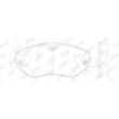 Jeu de 4 plaquettes de frein avant JURID 2922909560 - Visuel 2