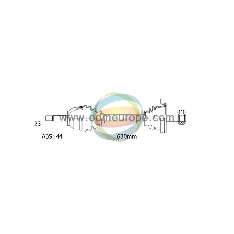 Arbre de transmission ODM-MULTIPARTS 18-291102