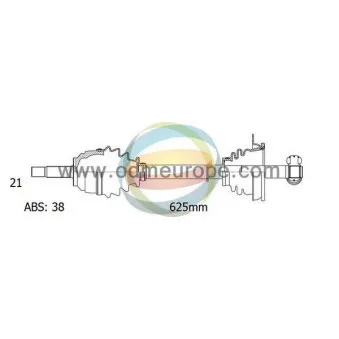 Arbre de transmission ODM-MULTIPARTS 18-291172