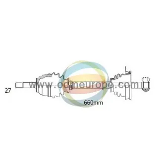 Arbre de transmission ODM-MULTIPARTS 18-291340