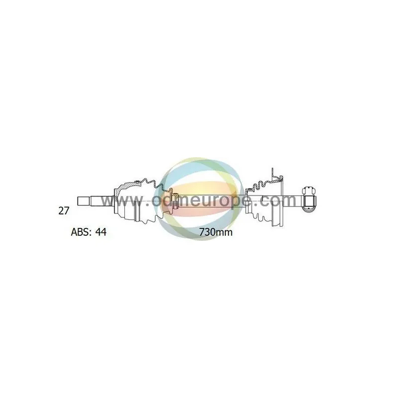 Arbre de transmission ODM-MULTIPARTS 18-291451