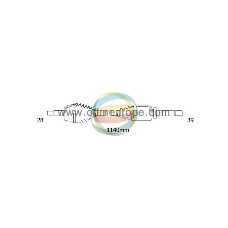 Arbre de transmission ODM-MULTIPARTS 18-292050