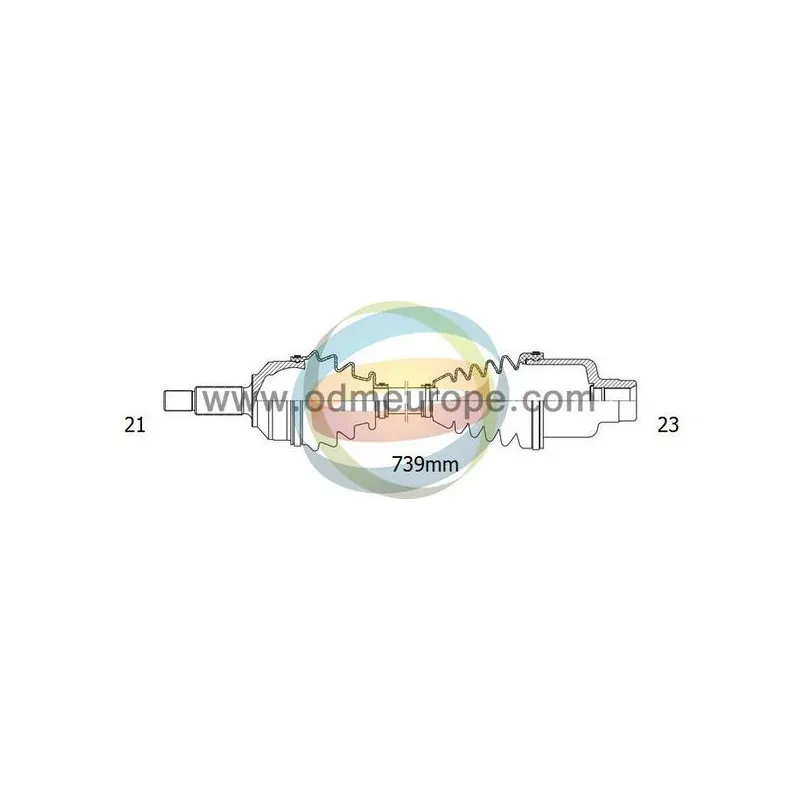 Arbre de transmission ODM-MULTIPARTS 18-292170