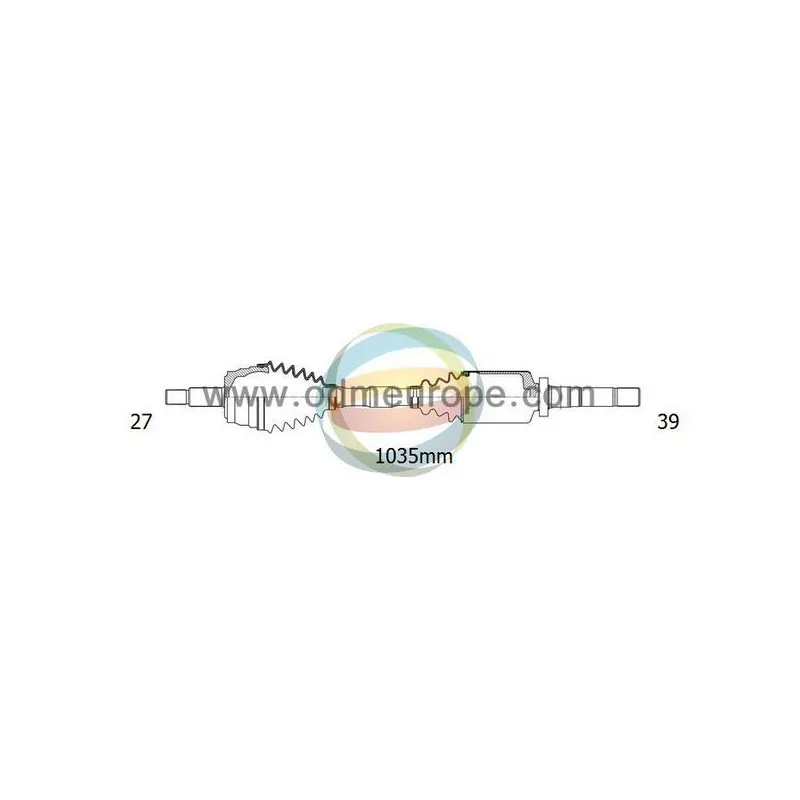 Arbre de transmission ODM-MULTIPARTS 18-292350
