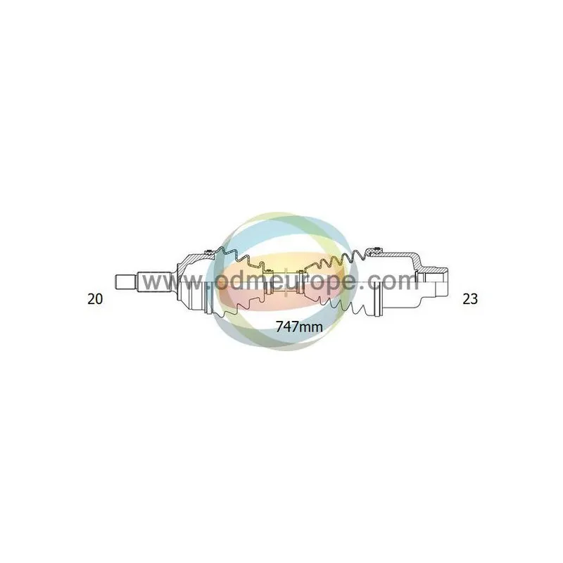 Arbre de transmission ODM-MULTIPARTS 18-292510