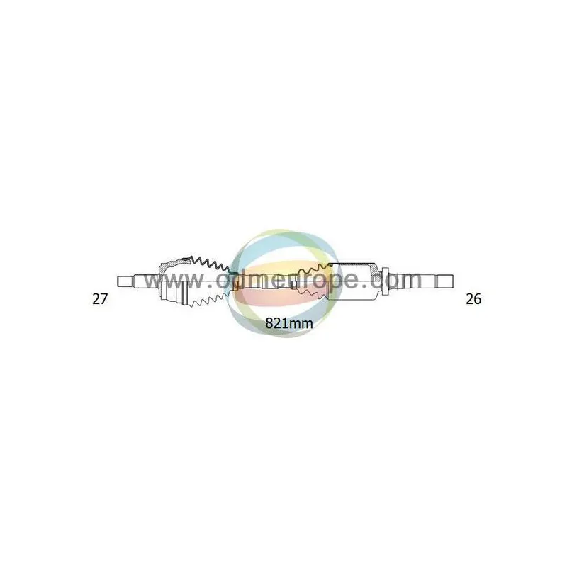 Arbre de transmission ODM-MULTIPARTS 18-292550