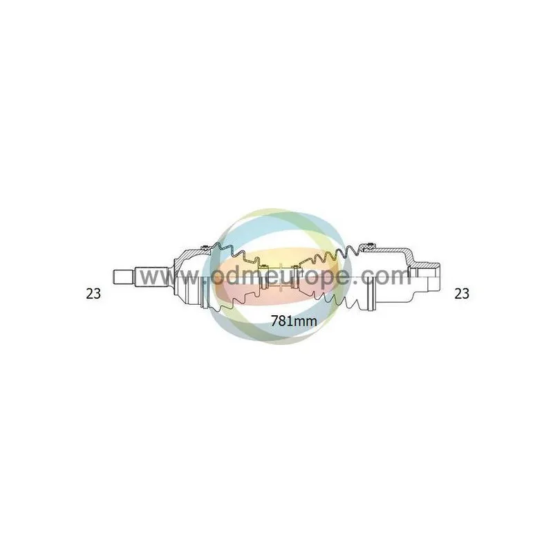 Arbre de transmission ODM-MULTIPARTS 18-292611